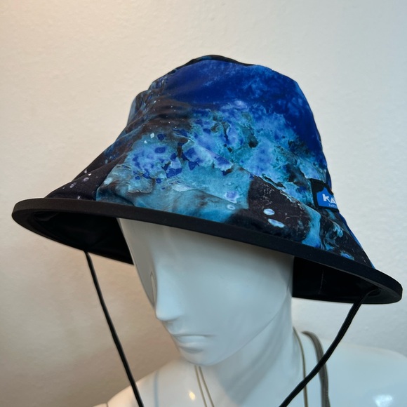 NWT KAVU FISHERMAN'S REVERSIBLE COLLAPSIBLE CHILLBA BUCKET HAT. S-XL. - Picture 7 of 8